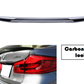 BMW 5 series G30 saloon V style rear boot trunk lip spoiler carbon fibre look UK