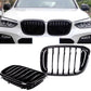 BMW G01 X3 18- M PERFORMANCE GLOSS BLACK FRONT KIDNEY GRILLES GRILLE GRILLS