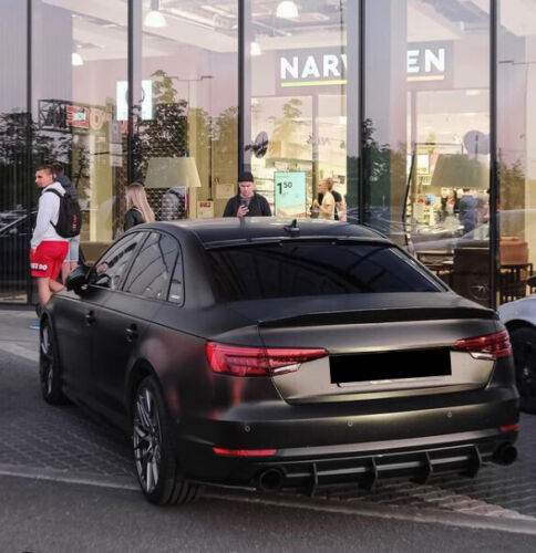 AUDI A4 S4 8W REAR TRUNK ROOF SPOILER LIP UNPAINTED NEW RS STYLE FACELIFT 2019+