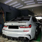 BMW 3 SERIES G20 G21 M PERFORMANCE V STYLE REAR BOOT SPOILER LIP CARBON LOOK