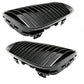BMW E92 E93 10-13 LCI GLOSS BLACK M PERFORMANCE LOOK FRONT KIDNEY GRILLES GRILLS