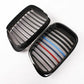 2x M Color Kidney Grille Grill Cover Fit For BMW E39 Facelift 5 Series 1997-2003