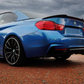 BMW 4 SERIES CABRIOLET F33 F83 REAR BOOT SPOILER M4 LOOK STYLE LIP MATTE BLACK
