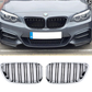 BMW F22 F23 chrome black M2 look front kidney grilles grille grills twin spoke