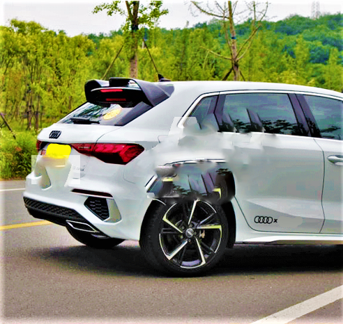 Audi RS3 Look A3 S3 RS3 8Y Sportback 5 Door Gloss Black Boot Spoiler 2020+