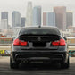 BMW F30 F31 3 SERIES REAR DIFFUSER M SPORT PERFORMANCE TWIN EXHAUST GLOSS BLACK