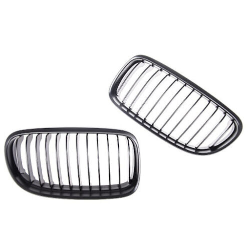 BMW E90 E91 facelift LCI 08> performance style matte black front grilles grills