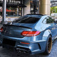 MERCEDES C CLASS C205 COUPE BATMAN STYLE BOOT SPOILER GLOSS BLACK OEM FIT