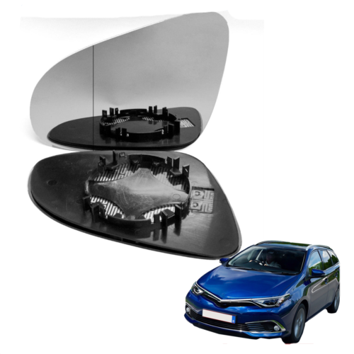 Left Passenger side mirror glass for Toyota Auris 2012-2019 wide angle heated