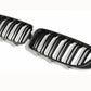 BMW F32 F33 F80 F82 F83 M4 2dr matte black kidney grille grilles double spokes