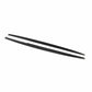 BMW 3 SERIES F30 F31 M PERFORMANCE STYLE SIDE SKIRT EXTENSION BLADES MATTE BLACK