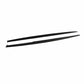 BMW 3 SERIES F30 F31 M PERFORMANCE STYLE SIDE SKIRT EXTENSION BLADES MATTE BLACK