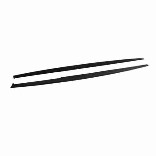 BMW 3 SERIES F30 F31 M PERFORMANCE STYLE SIDE SKIRT EXTENSION BLADES MATTE BLACK