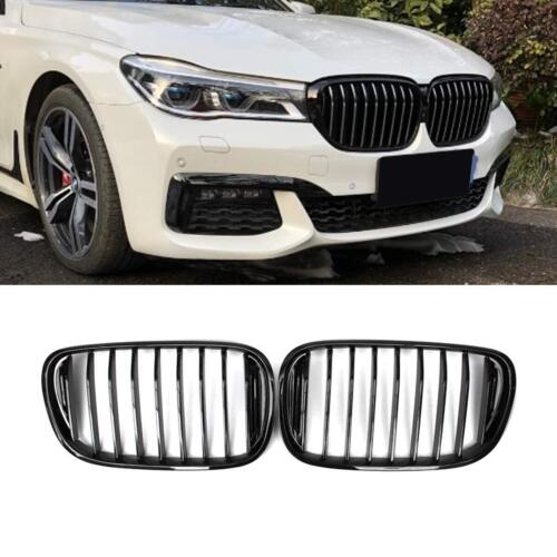 BMW 7 series G11 G12 15-19 matte black front kidney grilles