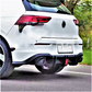VW Golf GTI MK8 Rear Blade Diffuser & Side Splitters With F1 Lamp Spoiler Kit