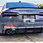 Audi RS6 Look A6 S6 RS6 C8 Saloon Gloss Black M4 Style Boot Lip Spoiler 2018+